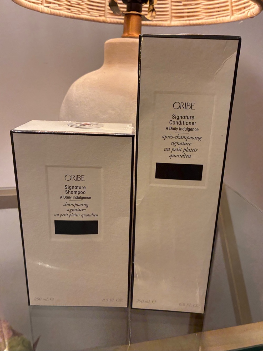 Oribe Signature Shampoo 8.5 oz & Conditioner 6.8 oz Duo New
